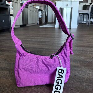 Brand New with Tags Extra Pink Baggu Mini Nylon Shoulder Bag
